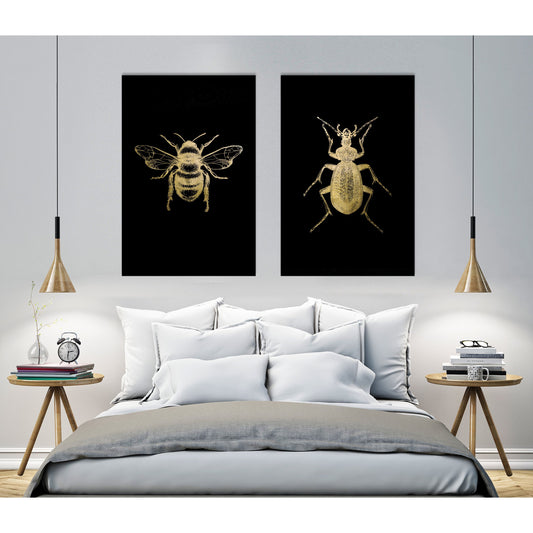 Blattgold Bild - Oskar Wohnbeispiel