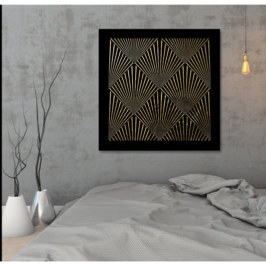 Blattgold Bild - David Wohnbeispiel