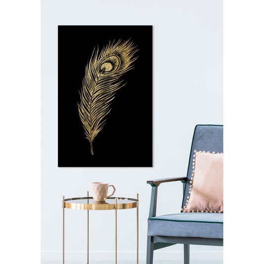 Blattgold Bild - Yorick Wohnbeispiel