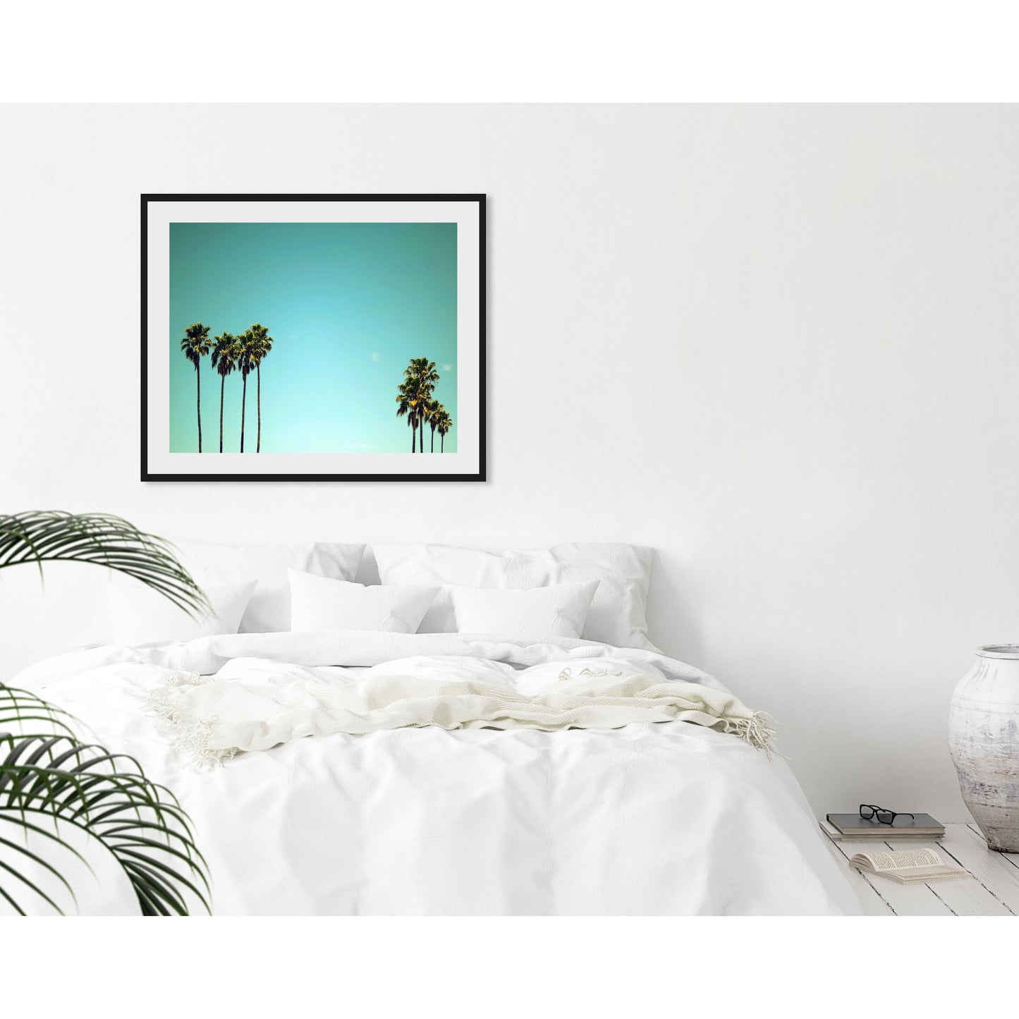 Rahmenbild - Palms in the air Wohnbeispiel