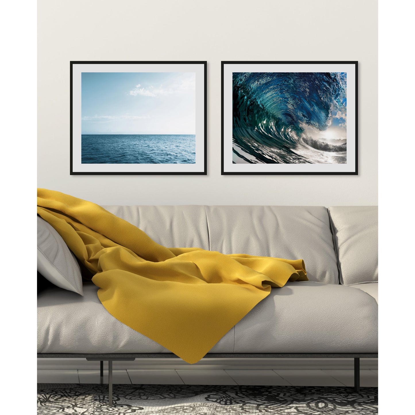 Rahmenbild - View into the ocean Wohnbeispiel