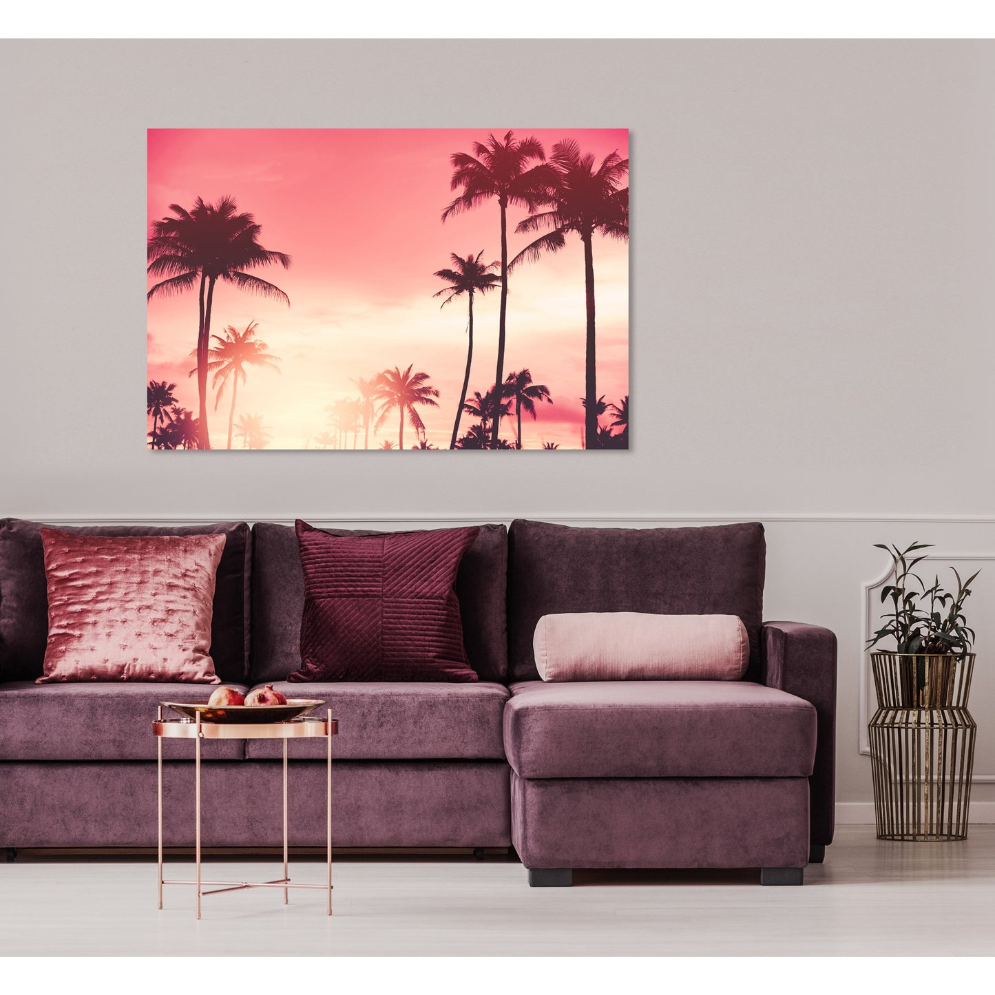 Leinwandbild - Palm Street Wohnbeispiel