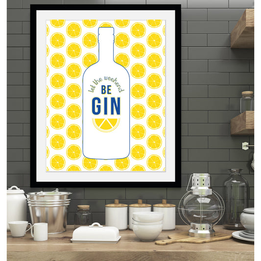 Rahmenbild - Be Gin Wohnbeispiel