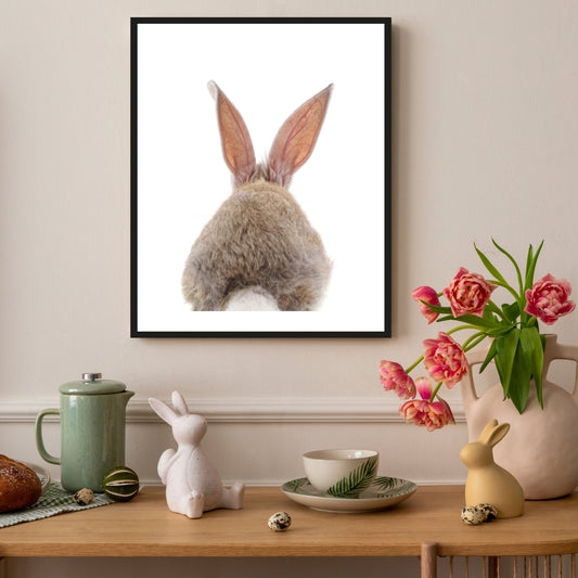 Rahmenbild - Hasenpuschel - Einrichtungsbeispiel Foto