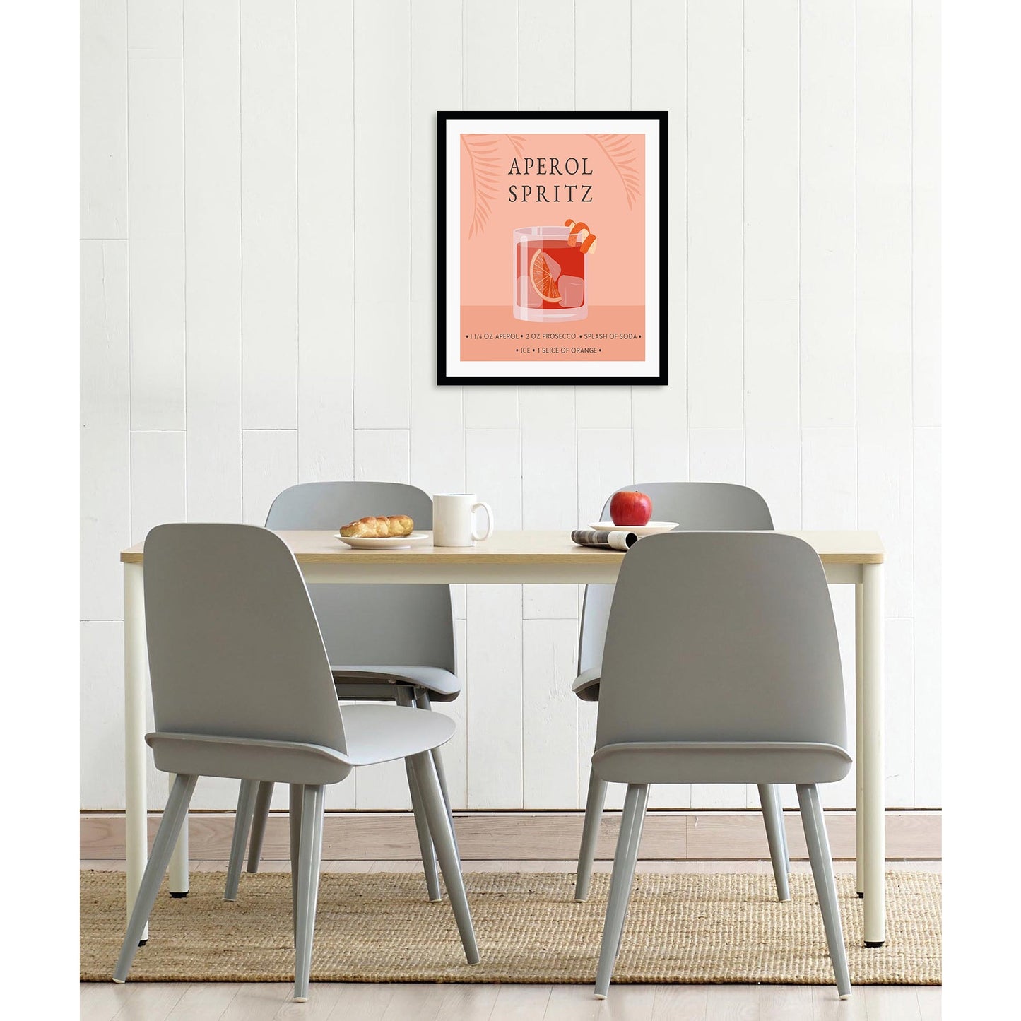 Rahmenbild - Aperol Spritz Wohnbeispiel