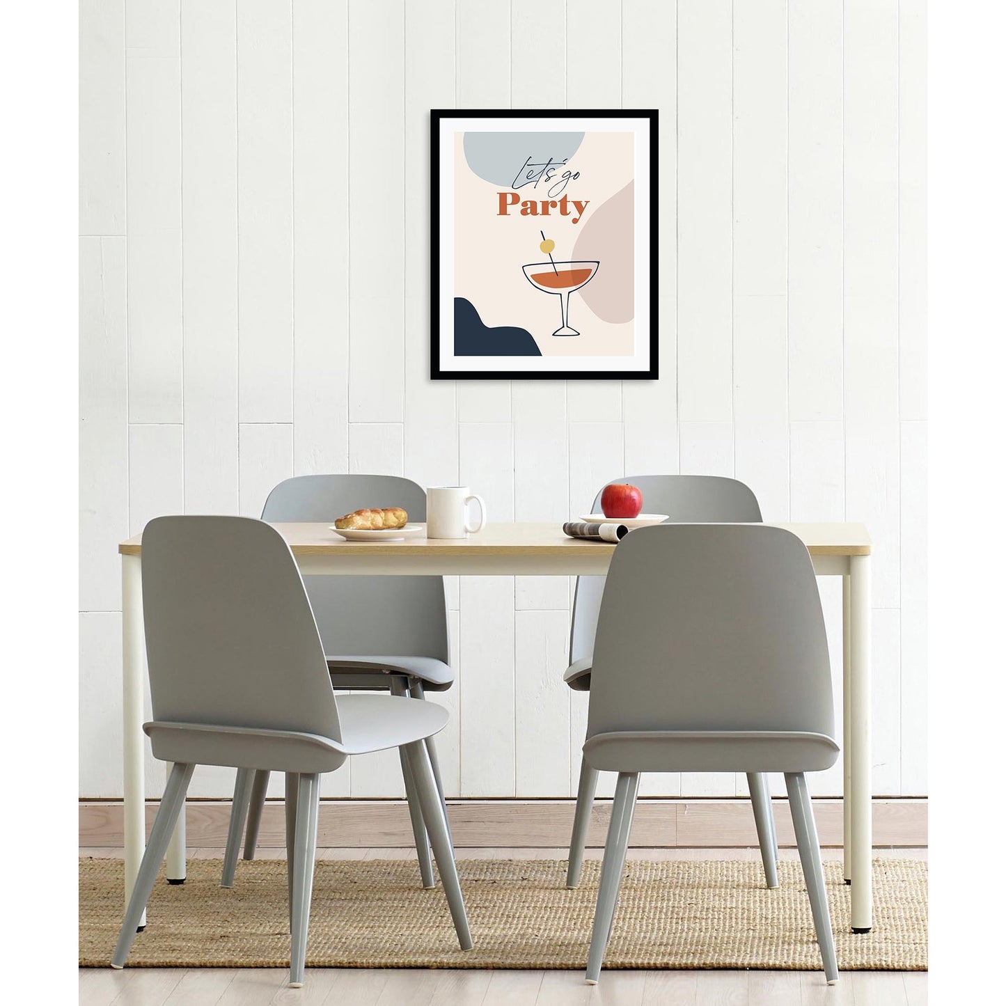 Rahmenbild - Lets Go Party Wohnbeispiel