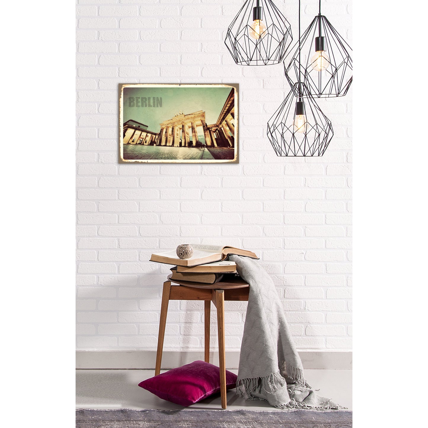 Blechschild - Berlin Wohnbeispiel