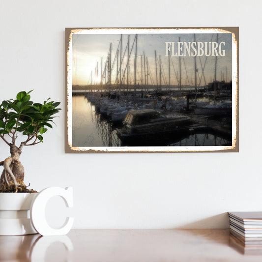 Blechschild - Flensburg Wohnbeispiel