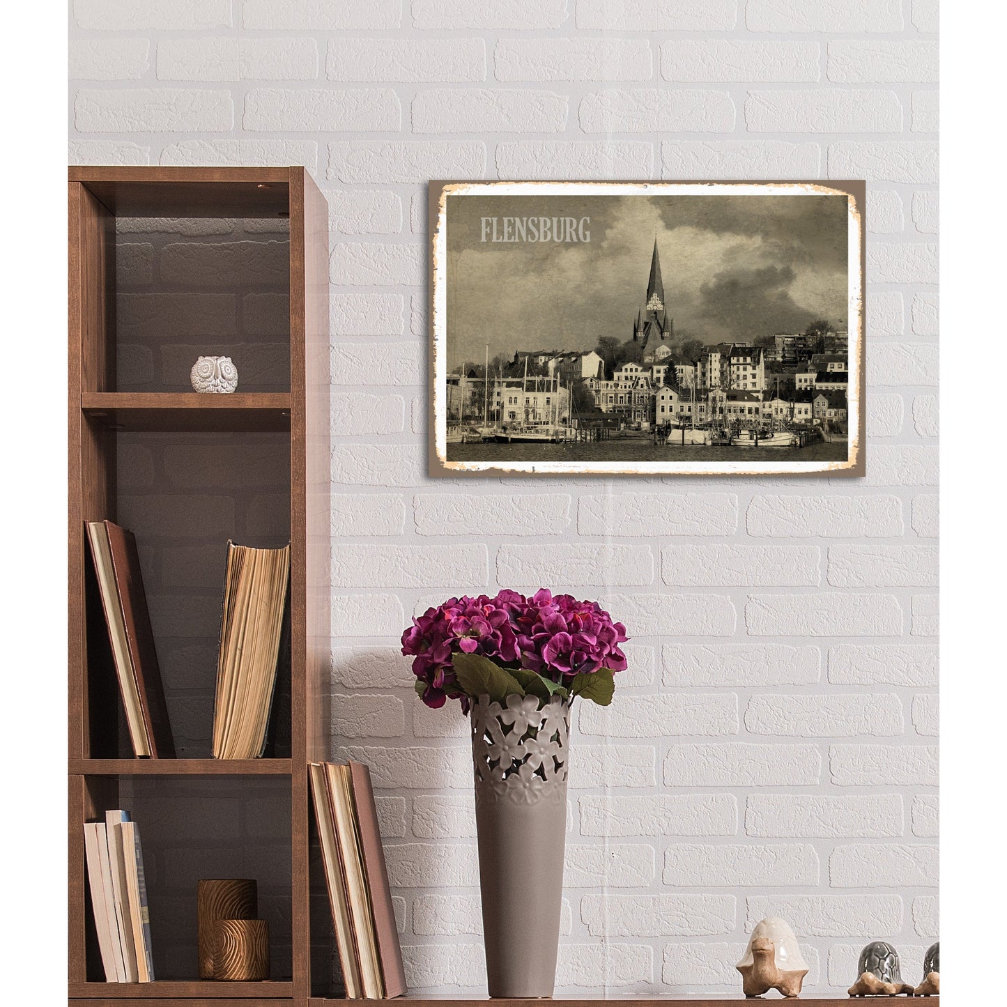 Blechschild - Flensburg Wohnbeispiel