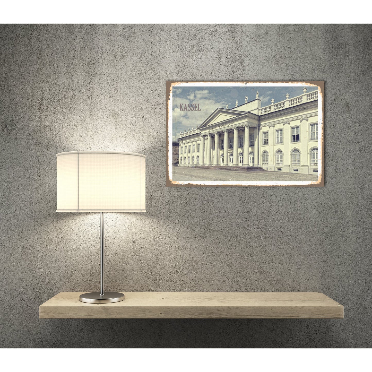 Blechschild - Kassel Wohnbeispiel