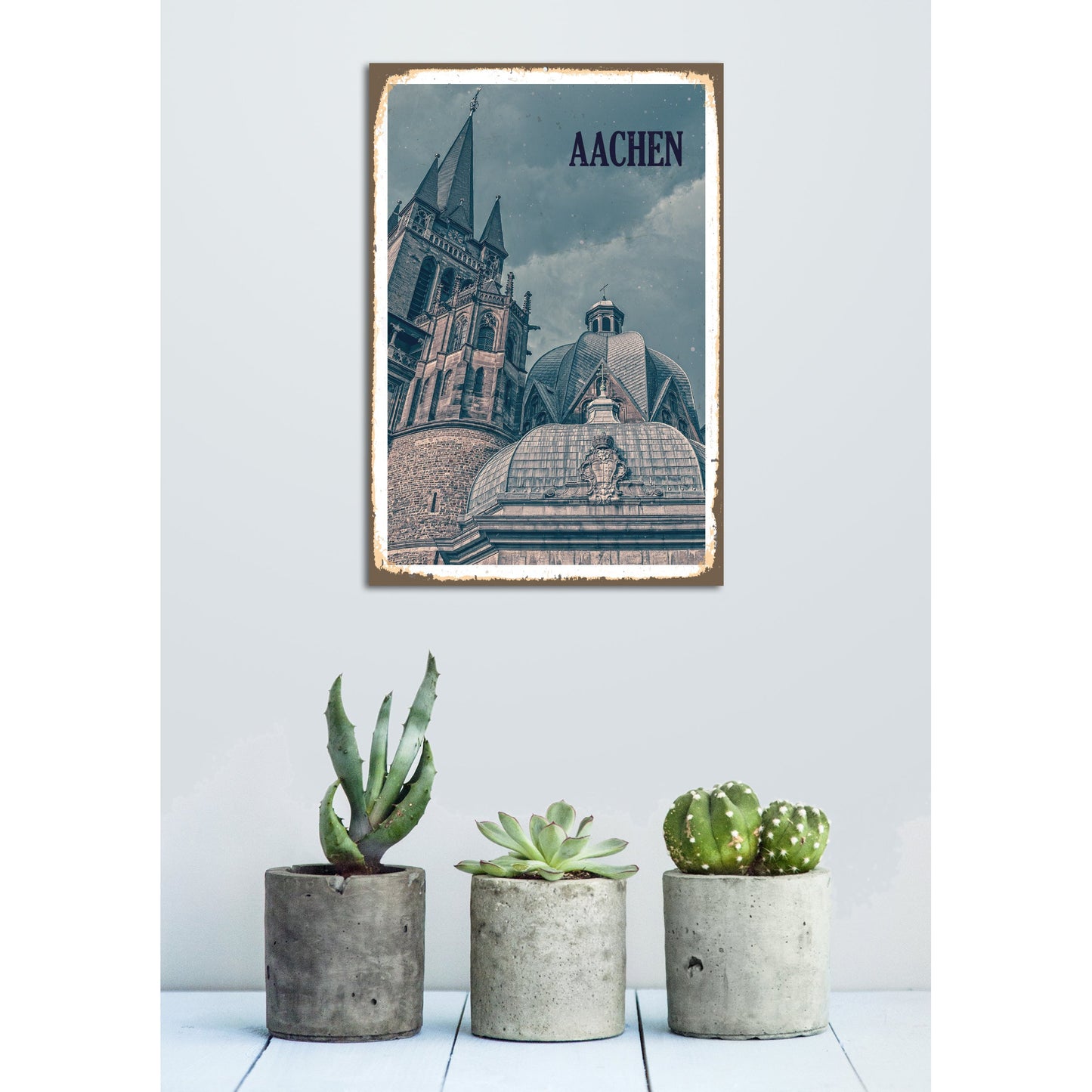 Blechschild - Aachen Wohnbeispiel