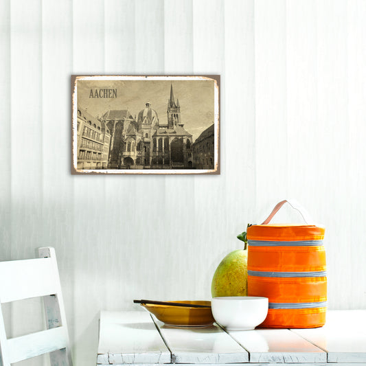 Blechschild - Aachen Wohnbeispiel