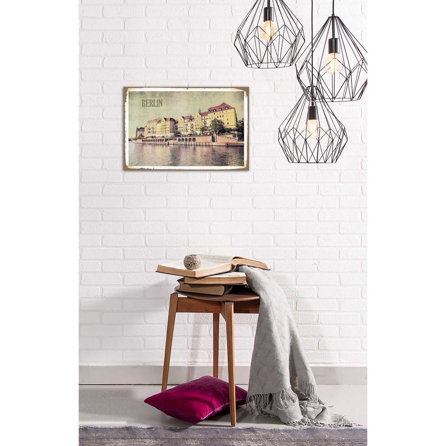 Blechschild - Berlin Wohnbeispiel