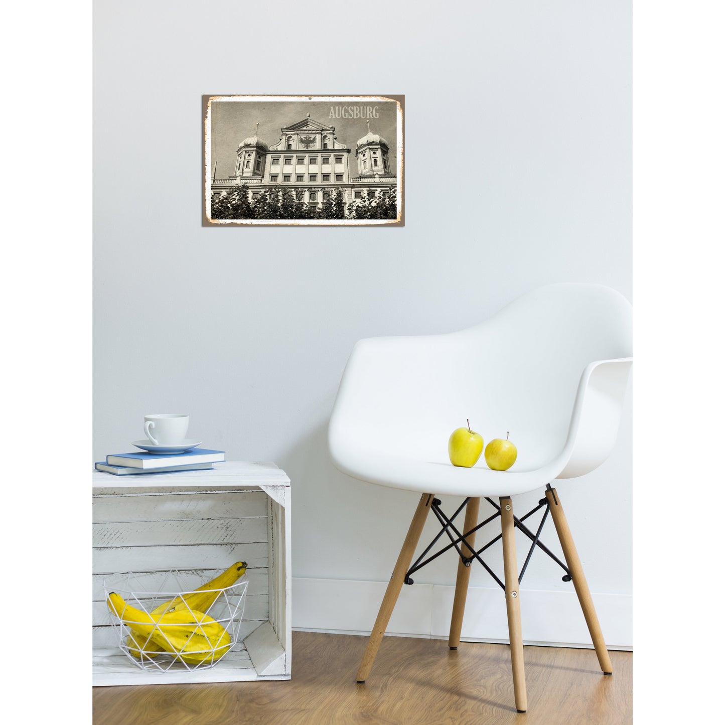 Blechschild - Augsburg Wohnbeispiel