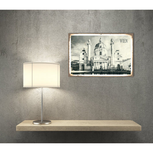 Blechschild - Wien Wohnbeispiel