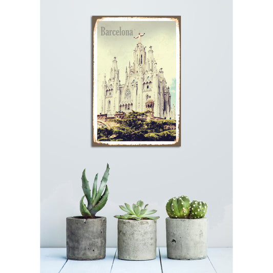 Blechschild - Barcelona Wohnbeispiel