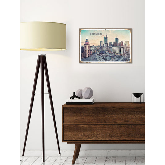 Blechschild - Frankfurt Wohnbeispiel