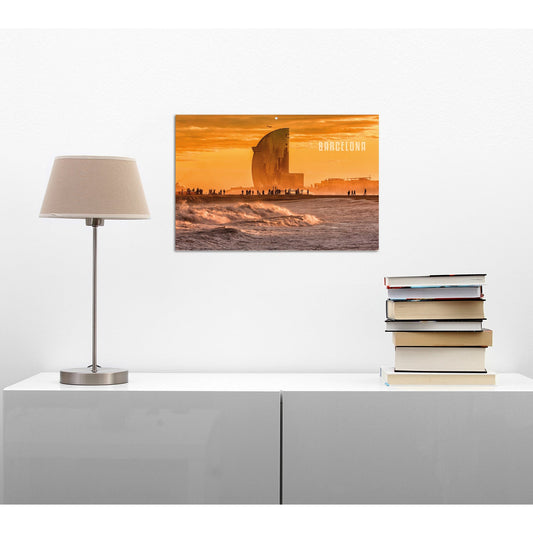 Blechschild - Barcelona Wohnbeispiel