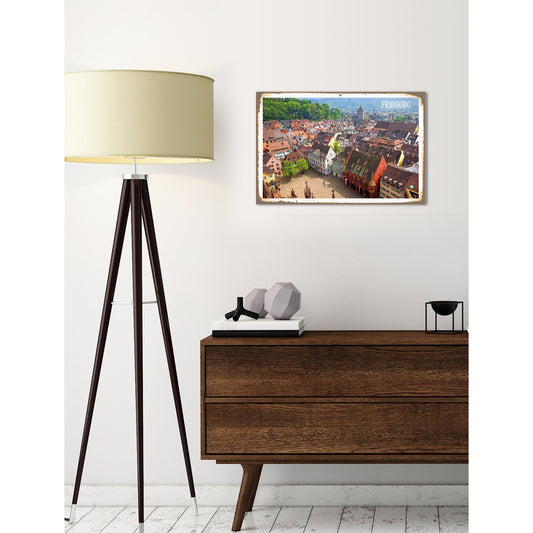 Blechschild - Fribourg Wohnbeispiel