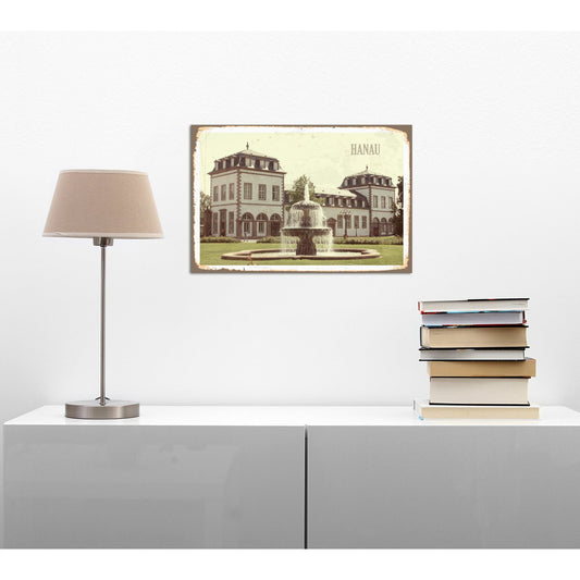 Blechschild - Hanau Wohnbeispiel