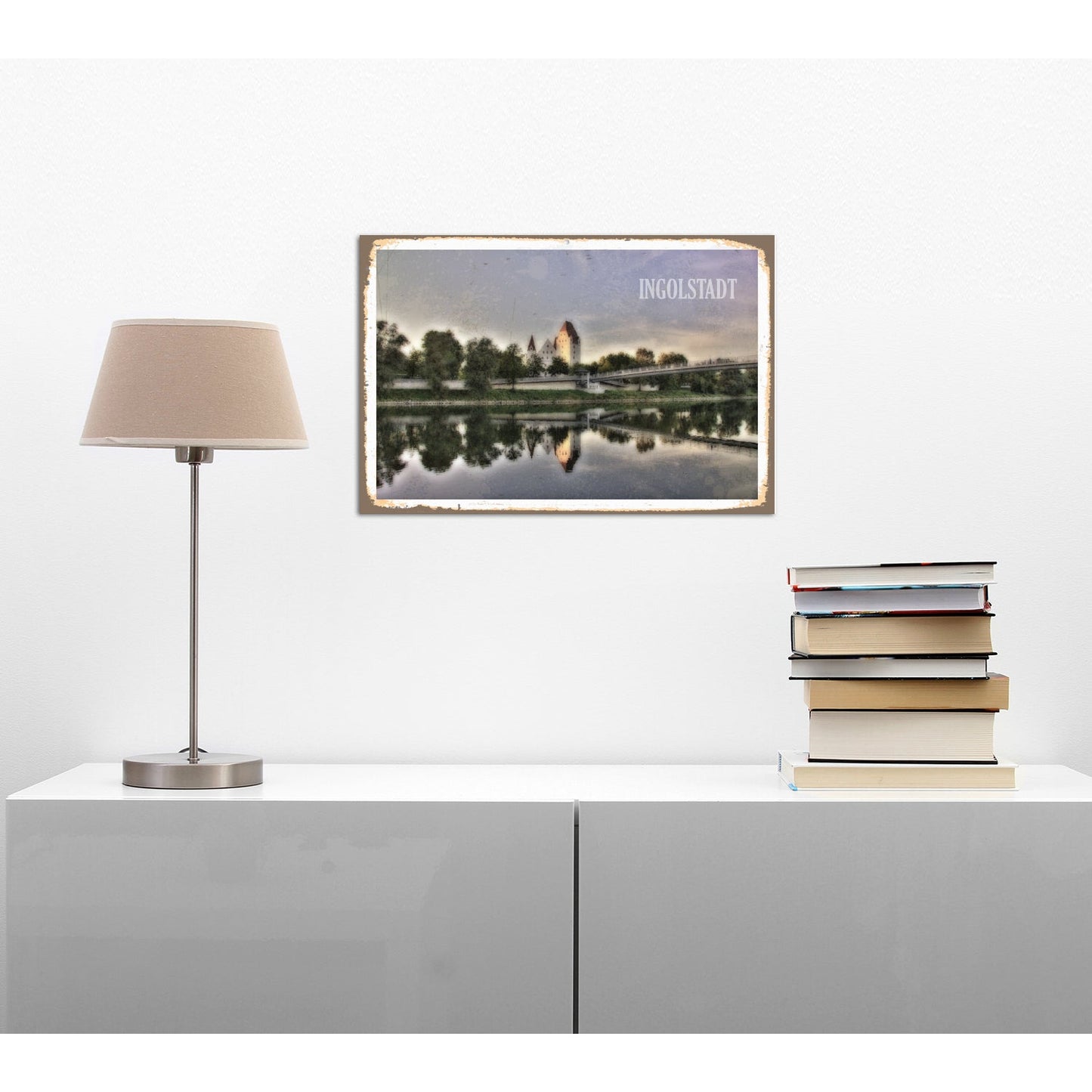 Blechschild - Ingolstadt Wohnbeispiel