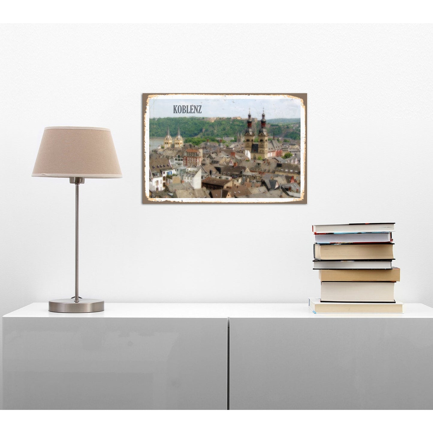 Blechschild - Koblenz Wohnbeispiel