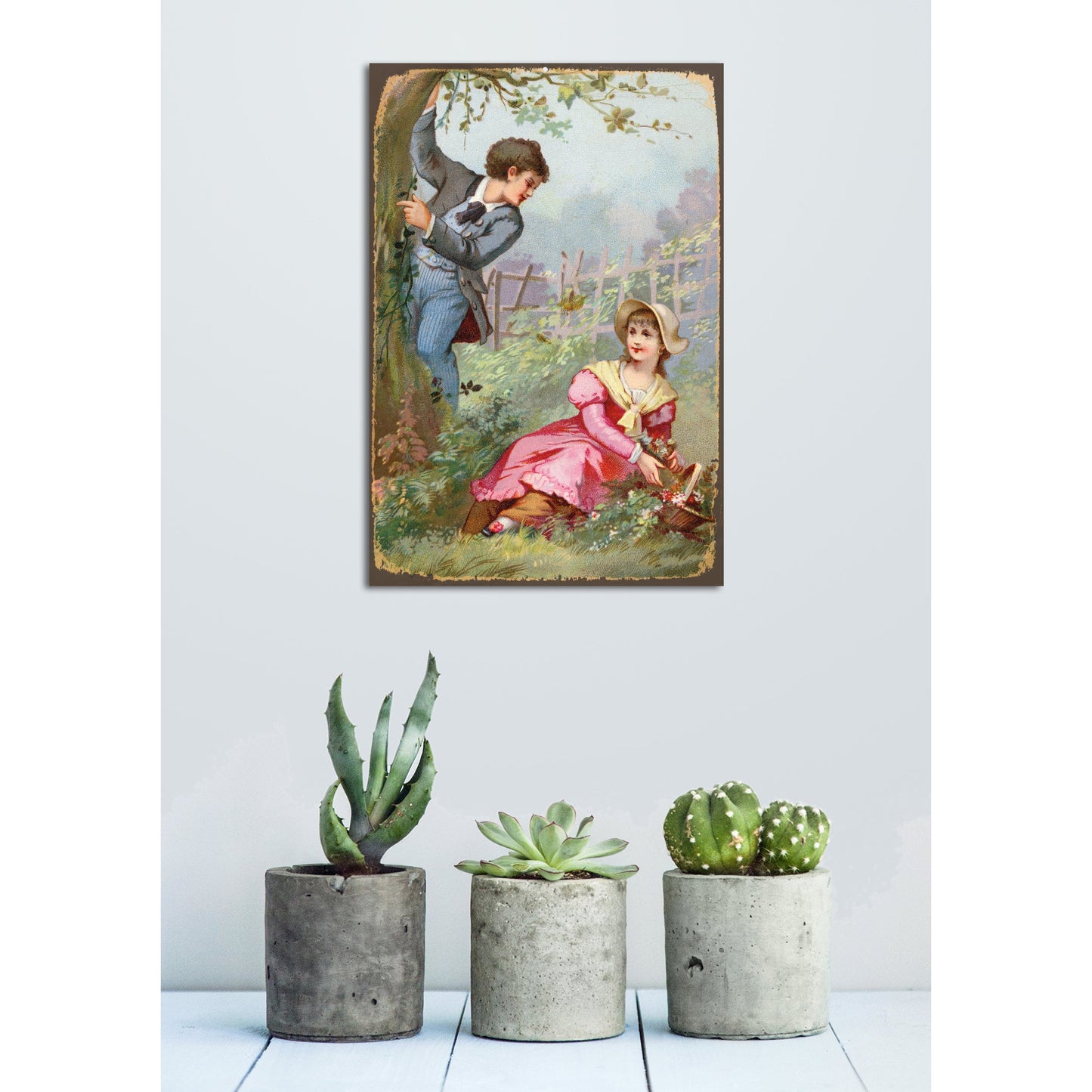 Blechschild - Kinder Wohnbeispiel