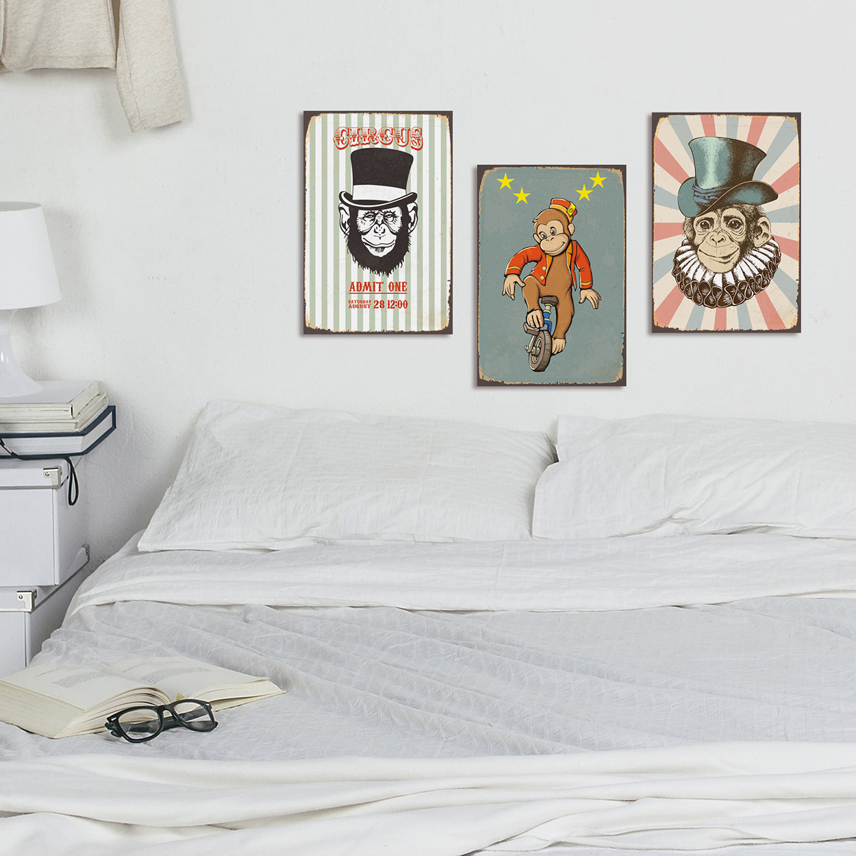 Blechschild Circus - Admit One Wohnbeispiel