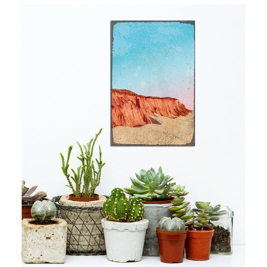 Blechschild - Red Cliff Wohnbeispiel