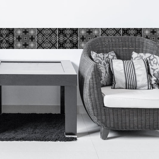 Stickerfliesen - Mayleen 12er-Set Wohnbeispiel