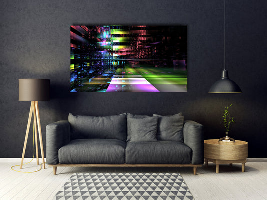 Acrylglasbild - Tetris Manifest Wohnbeispiel