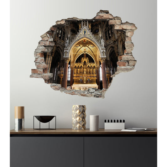 3D-Effekt - Goldener Altar Wohnbeispiel