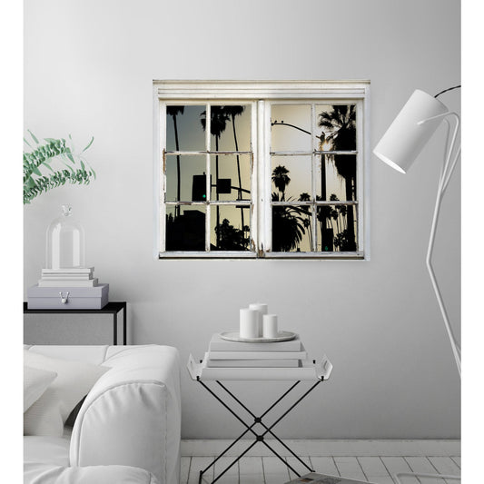 3D-Effekt - Palm Trees Shadow Wohnbeispiel