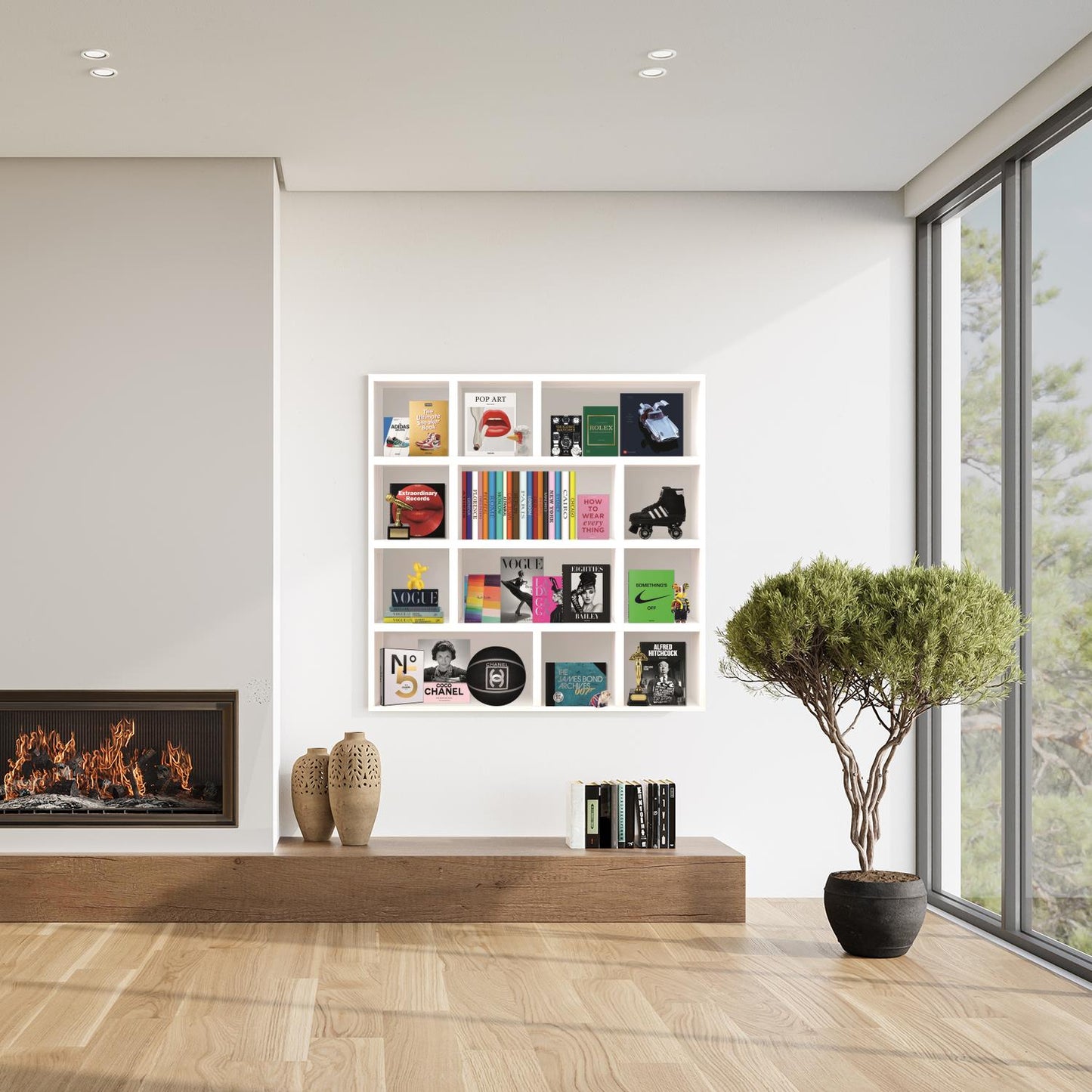 Acrylglasbild - Bookshelf III