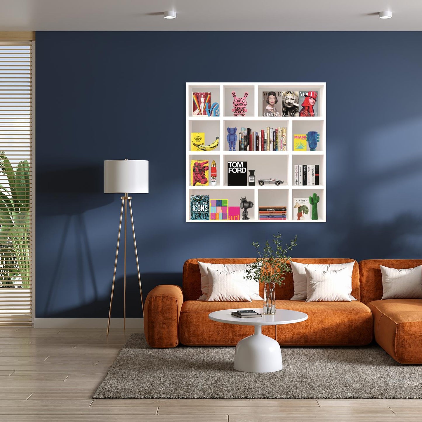 Acrylglasbild - Bookshelf IV