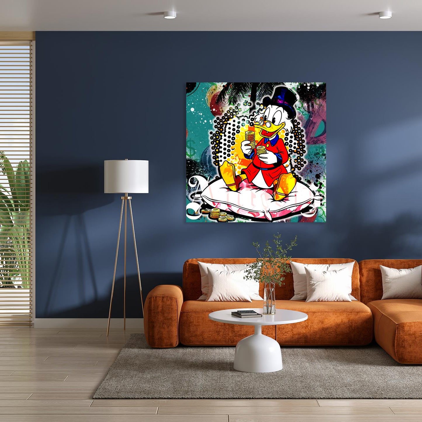 Acrylglasbild - Graffiti Donald