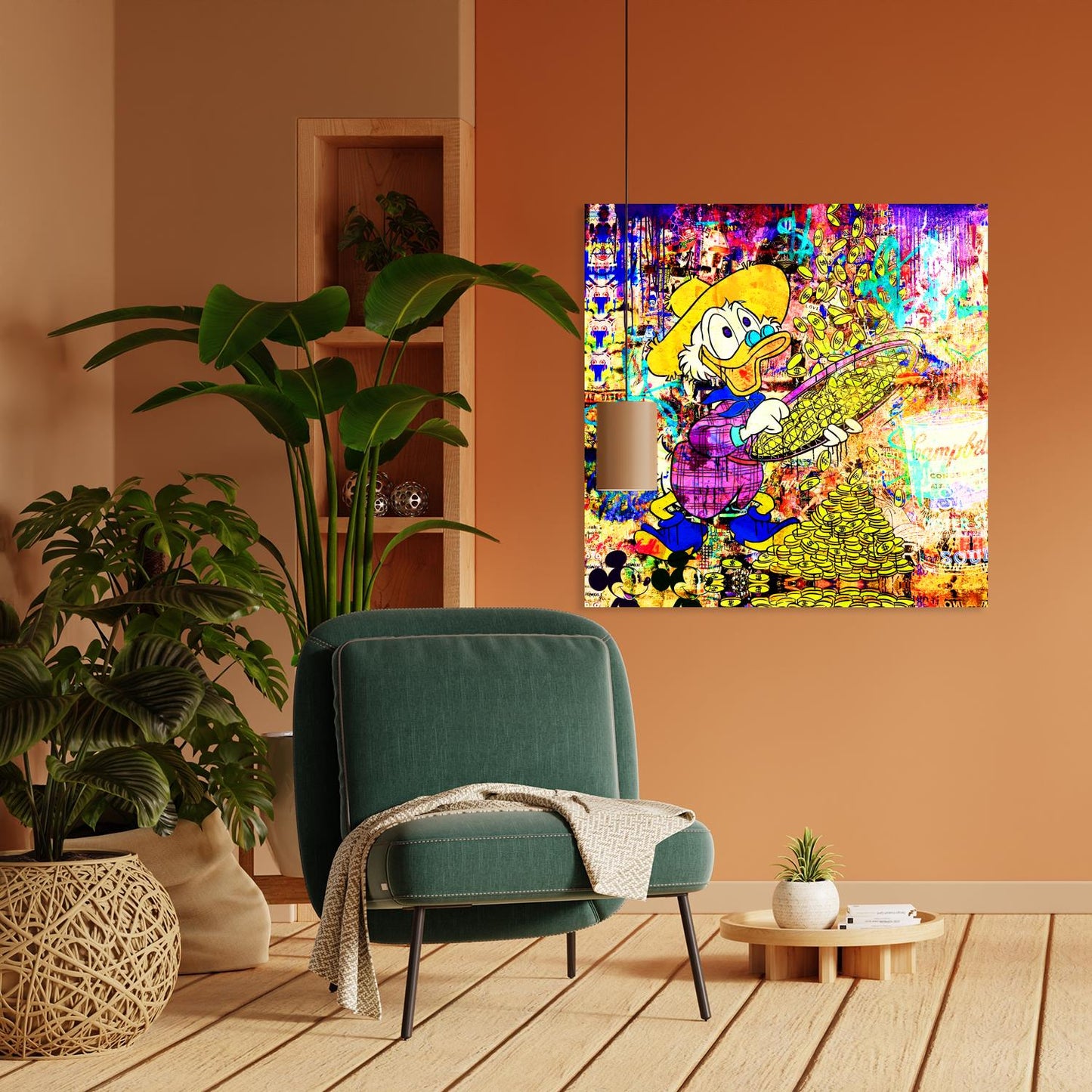 Acrylglasbild - Coin Donald