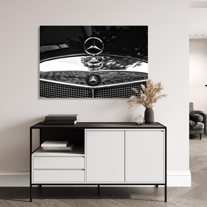 Aluminiumbild - Mercedesstern