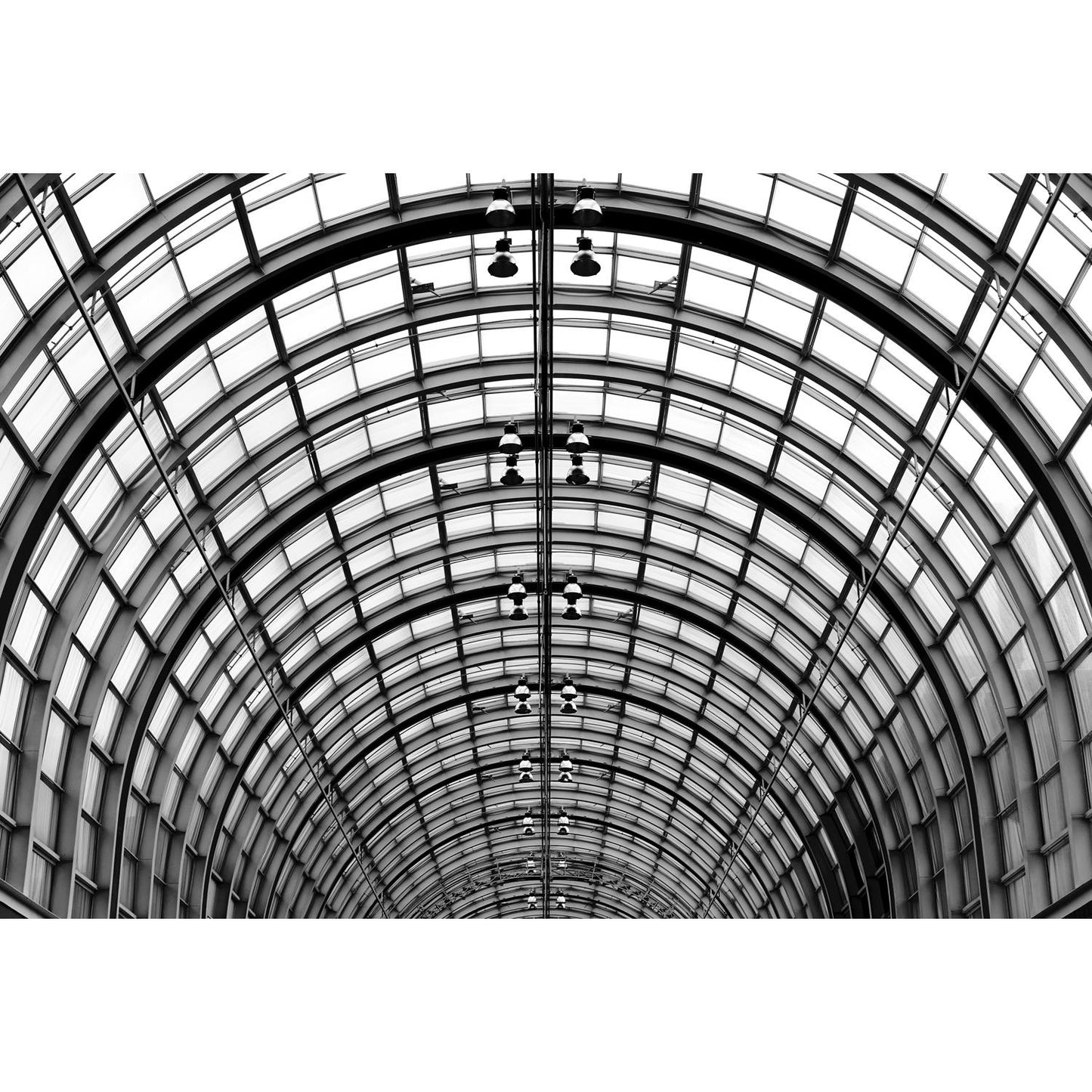 Aluminiumbild - Glaskuppel