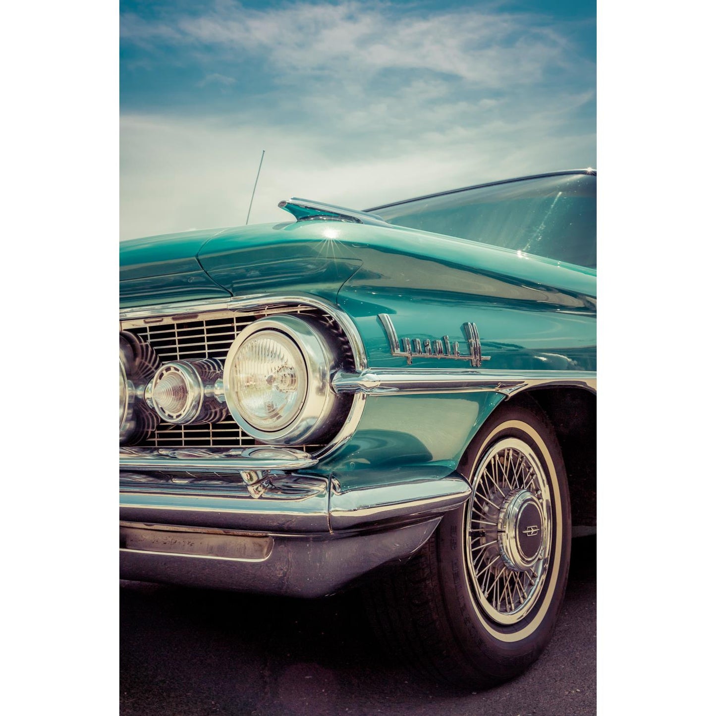 Aluminiumbild - Vintage Car