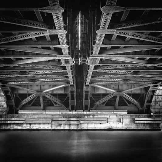 Aluminiumbild - Brücke