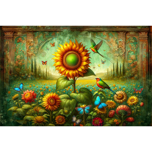 Acrylic glass picture - Sunflower time