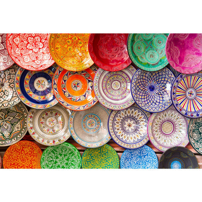 Leinwandbild - Orientalische Teller