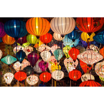 Leinwandbild - Chinesische Teller