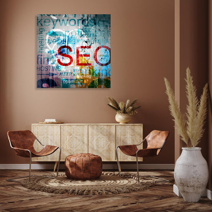 Leinwandbild - SEO
