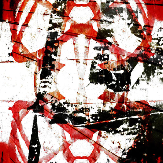 Leinwandbild - Red and Black