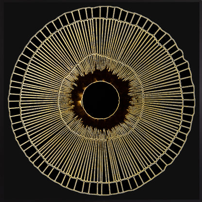 Leinwandbild mit Schattenfugenrahmen - Golden Circle