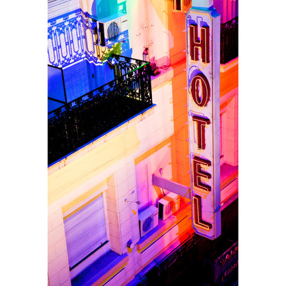 Leinwandbild - Retro Hotel