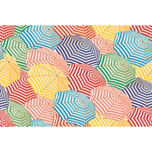 Leinwandbild - Bunte Schirme