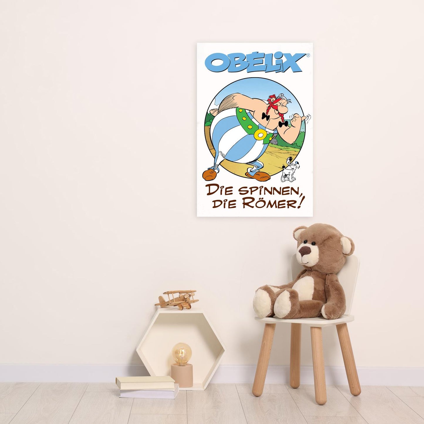 Leinwandbild - Die spinnen, die Römer! Obelix